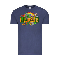 Vintage Denim nurse st patricks Vintage Tee - FaDigitalArtStudio