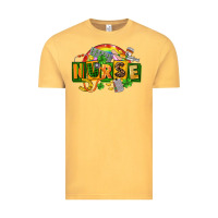 Vintage Mustard nurse st patricks Vintage Tee - FaDigitalArtStudio