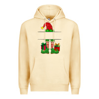 Pina Colada christmas elf custom name Premium Hoodie - Artiststas