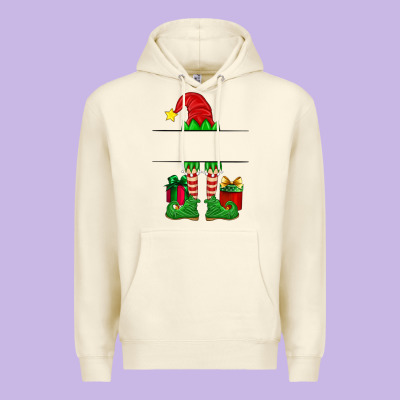 Christmas Elf Custom Name Premium Hoodie Designed By Artiststas
