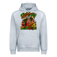 Heather Grey Steppin' into Juneteenth black girl sneakers Urban Hoodie - RanaPortraitStore