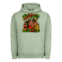 Pigment Oil Green Steppin' into Juneteenth black girl sneakers Urban Hoodie - RanaPortraitStore