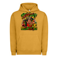 Pigment Peanut Butter Steppin' into Juneteenth black girl sneakers Urban Hoodie - RanaPortraitStore