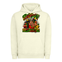 Pigment Pistachio Steppin' into Juneteenth black girl sneakers Urban Hoodie - RanaPortraitStore