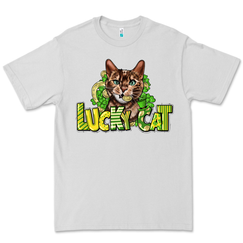 Lucky Cat St. Patrick's Premium Tee by HowdyJamesFarm | Teevron