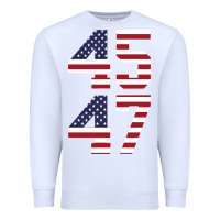 White 4547 Premium Sweatshirt - DesigneFamous