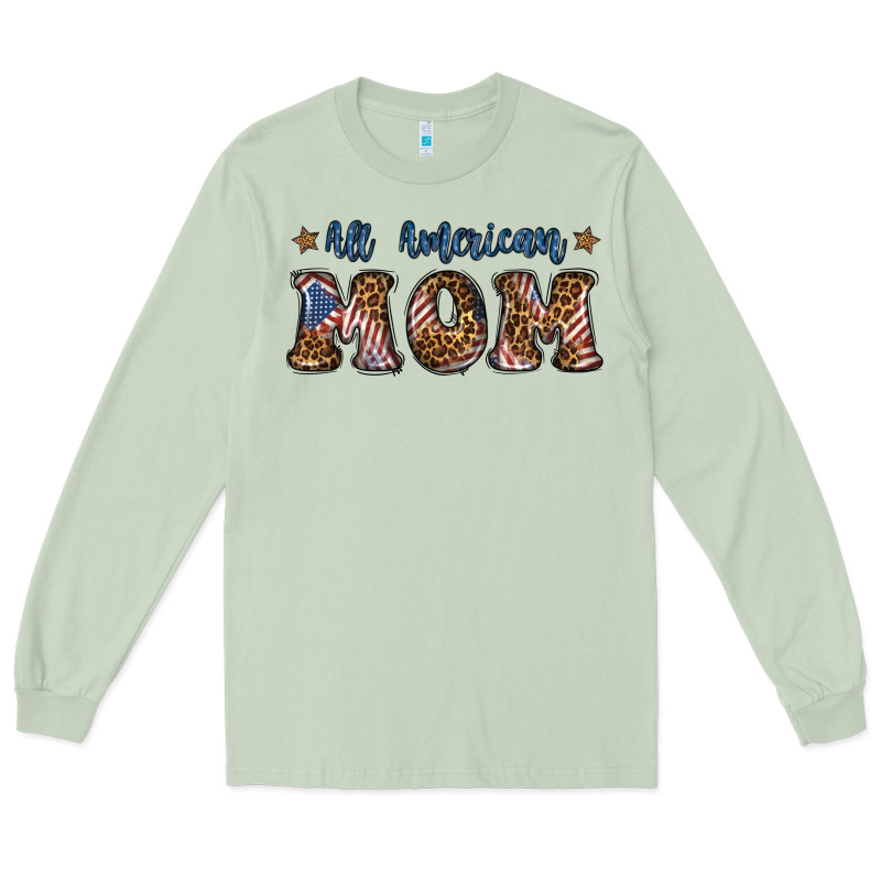All American Mom Long Sleeve Tee by BundleAndBundleShop | Teevron