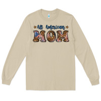 Mushroom all american mom Long Sleeve Tee - BundleAndBundleShop