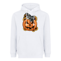 White sunflower pumpkin Heavyweight Hoodie - JahusDesignShop
