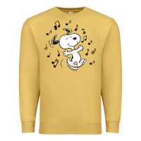 Antique Gold dancing dog Premium Sweatshirt - DesigneFamous