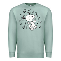 Seafoam dancing dog Premium Sweatshirt - DesigneFamous