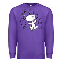 Purple dancing dog Premium Sweatshirt - DesigneFamous