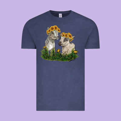Baby Goats Vintage Tee Designed By Ranaportraitstore