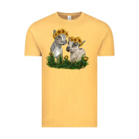 Vintage Mustard baby goats Vintage Tee - RanaPortraitStore