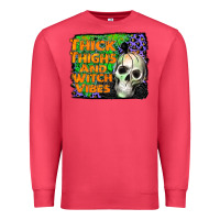 Cardinal thick thighs and witch vibes Premium Sweatshirt - JahusDesignShop