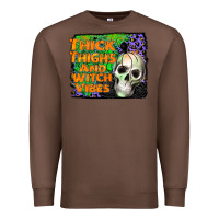 Chestnut thick thighs and witch vibes Premium Sweatshirt - JahusDesignShop