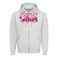 Dove Grey breast cancer cma certified medical assistant Zipper Hoodie - JahusDesignShop