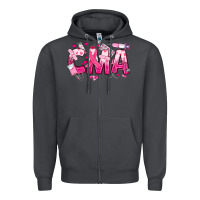 Smoke breast cancer cma certified medical assistant Zipper Hoodie - JahusDesignShop