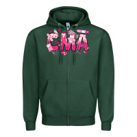 Sports Green breast cancer cma certified medical assistant Zipper Hoodie - JahusDesignShop