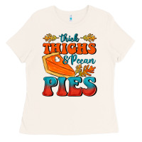 Bone Thick Thighs&Pecan Pies Ladies Tee - FaDigitalArtStudio