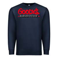 Navy goody's burger house Premium Sweatshirt - DesigneFamous