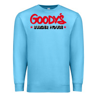 Ocean Blue goody's burger house Premium Sweatshirt - DesigneFamous