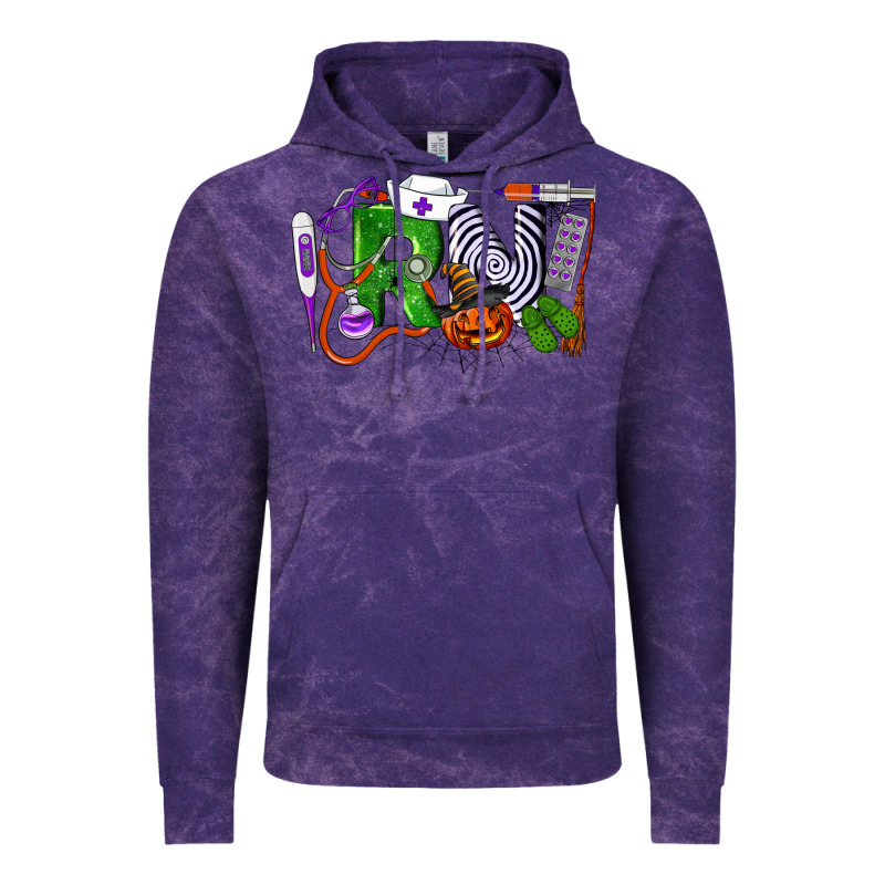 Halloween Rn Registered Nursehalloween Rn Register Vintage Hoodie by LillyAllenDesigns | Teevron