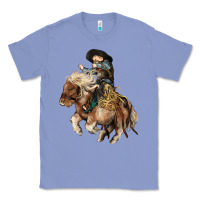 Colony Blue Midilli little Cowboy kid rodeo Classic Tee - HowdyJamesFarm