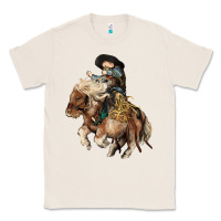 Natural Midilli little Cowboy kid rodeo Classic Tee - HowdyJamesFarm