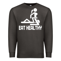 Smoke eat healthy Premium Sweatshirt - DesigneFamous