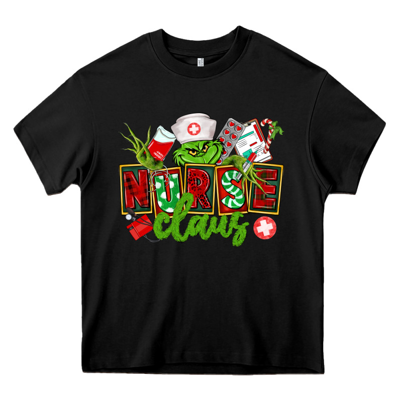 Nurse Claus Christmas Heavy Core Tee by CowGirlArtShop | Teevron