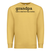 Antique Gold grandpa Premium Sweatshirt - DesigneFamous