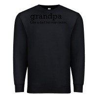 Black grandpa Premium Sweatshirt - DesigneFamous