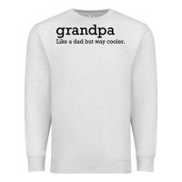 Oatmeal Heather grandpa Premium Sweatshirt - DesigneFamous