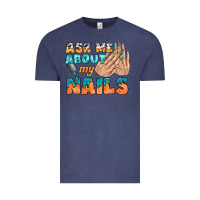 Vintage Denim ask me about my nails bbs Vintage Tee - BundleAndBundleShop