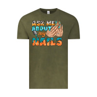 Vintage Olive ask me about my nails bbs Vintage Tee - BundleAndBundleShop