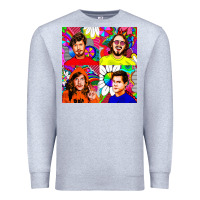 Heather Grey workaholics Premium Sweatshirt - DesigneFamous