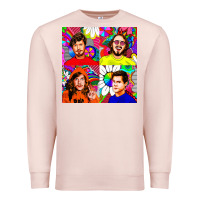 Pale Pink workaholics Premium Sweatshirt - DesigneFamous