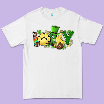 Lucky Pet  St. Patrick's Premium Tee Designed By Howdyjamesfarm