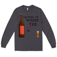 Smoke HOME IS WHERE THE WINE IS Long Sleeve Tee - Bettercallsaul