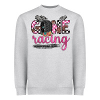 Heather Grey gone racing Heavyweight Sweatshirt - JahusDesignShop
