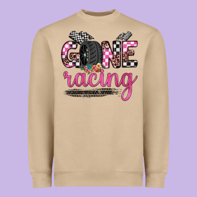 Gone Racing Heavyweight Sweatshirt Designed By Jahusdesignshop