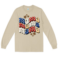 Mushroom american mama Long Sleeve Tee - BundleAndBundleShop