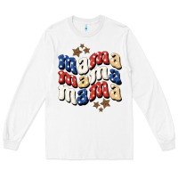 White american mama Long Sleeve Tee - BundleAndBundleShop