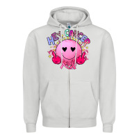 Dove Grey hey cancer Zipper Hoodie - JahusDesignShop
