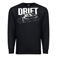 Black Supra Drift Premium Sweatshirt - DesigneFamous