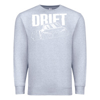 Heather Grey Supra Drift Premium Sweatshirt - DesigneFamous