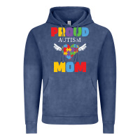 Vintage Denim lil autism mom Vintage Hoodie - CowhideDigitalArt