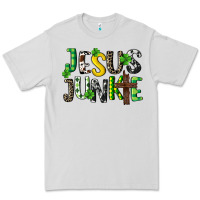 Dove Grey Jesus junkie St. Patrick's Premium Tee - CowGirlArtShop