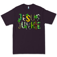 Plum Jesus junkie St. Patrick's Premium Tee - CowGirlArtShop